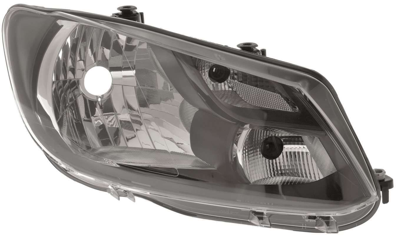 ACI VW CADDY 10-15 6/13- predné svetlo H4 čierne (el. ovládané + motorček) P