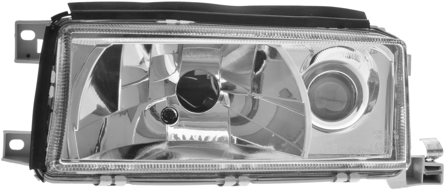 ACI ŠKODA OCTAVIA 97-01 predné svetlo H4 + H3 číra optika (el. ovládané) L
