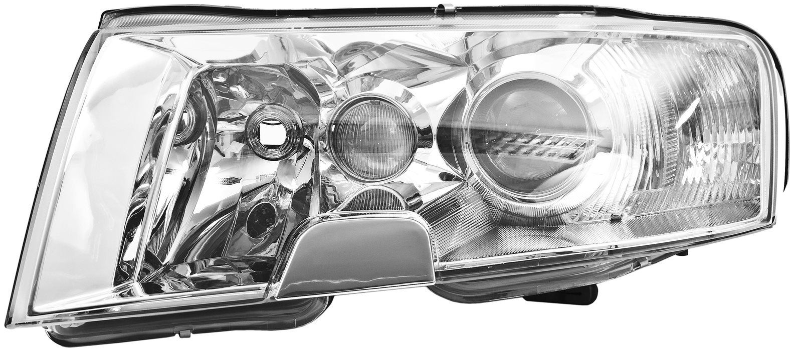 ACI ŠKODA SUPERB 01-08 predné svetlo H7 + H3 + H3 (el. ovládané + motorček) L