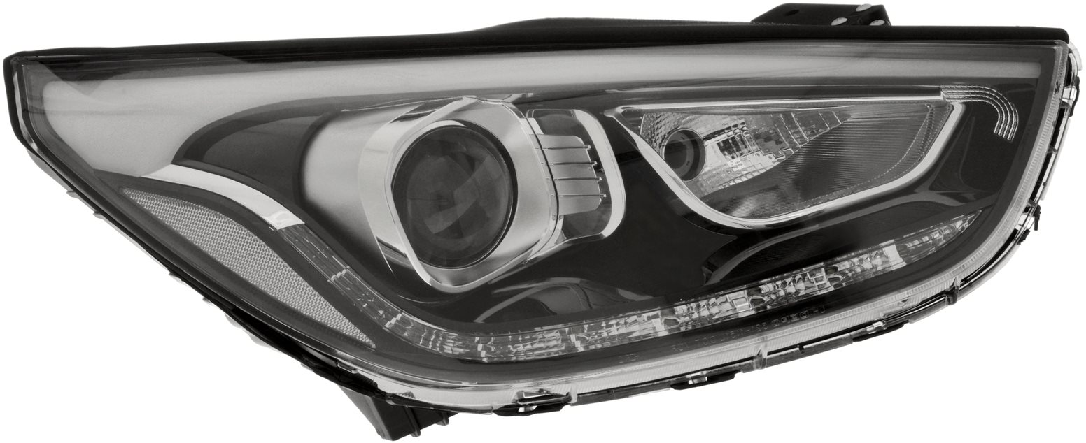 ACI HYUNDAI ix35 4/10-15 13- predné svetlo HIR2 + LED (el. ovládané bez motorčeka) s denným svietením a parkovacie