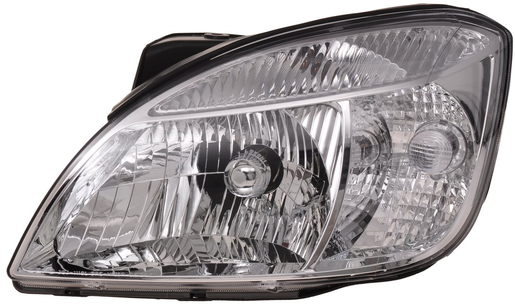 ACI KIA RIO 05- predné svetlo H4 (el. ovládané + motorček) chróm L
