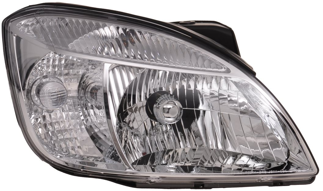 ACI KIA RIO 05- predné svetlo H4 (el. ovládané + motorček) chróm P