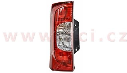 ACI FIAT FIORINO 07- zadné svetlo (bez objímok) (2 zd. dvere) L