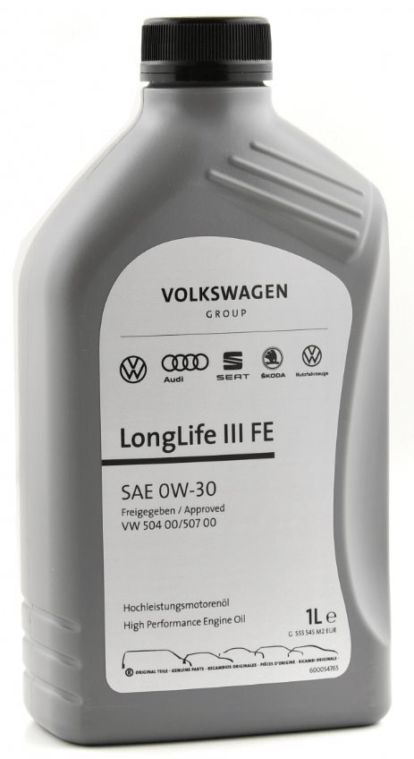 Originálny motorový olej VW 0W30 LONGLIFE III FE; 1 l