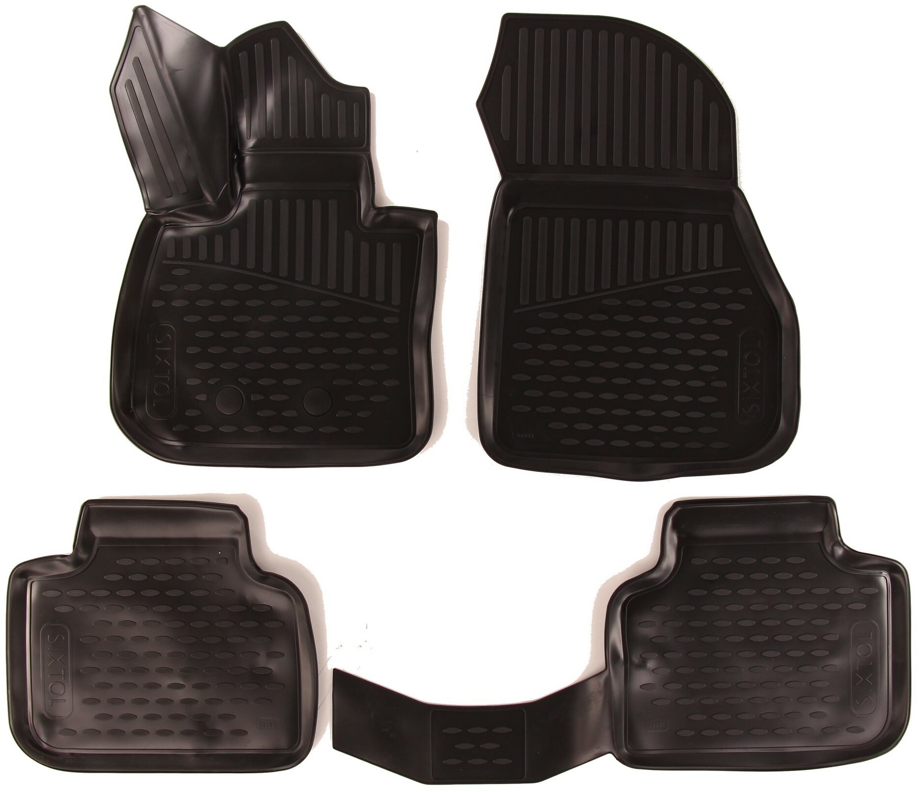 SIXTOL 3D Gumové koberce BMW X2, 2018 -> SUV