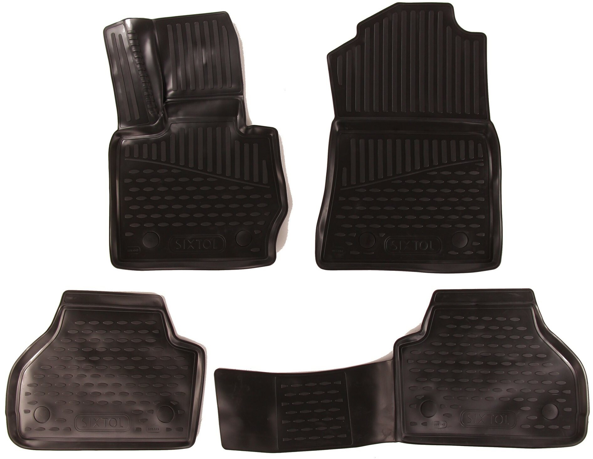 SIXTOL 3D Gumové koberce BMW X4, 2014 – 2017, (F26), SUV, Európa