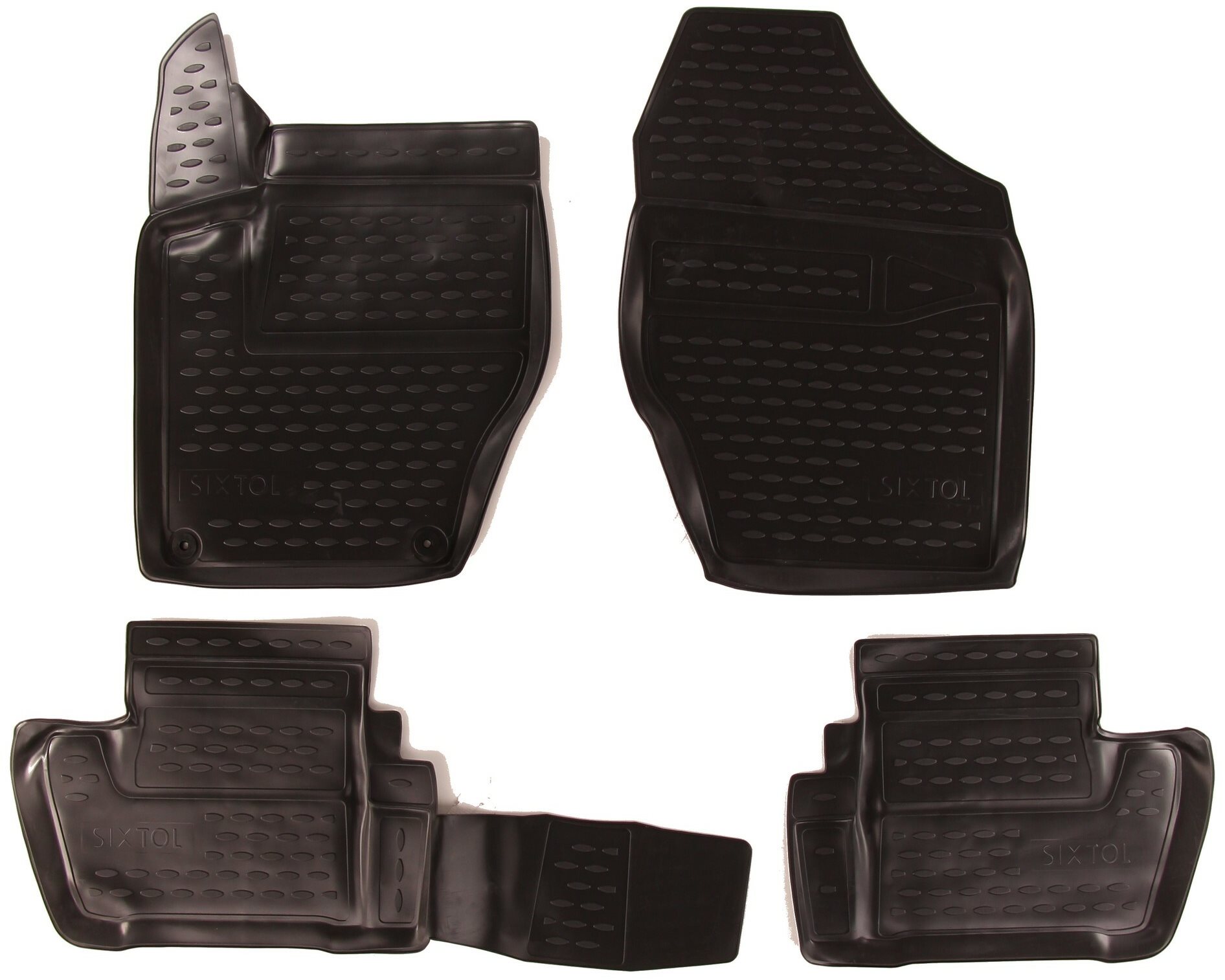 SIXTOL 3D Gumové koberce PEUGEOT 408, 2012 ->