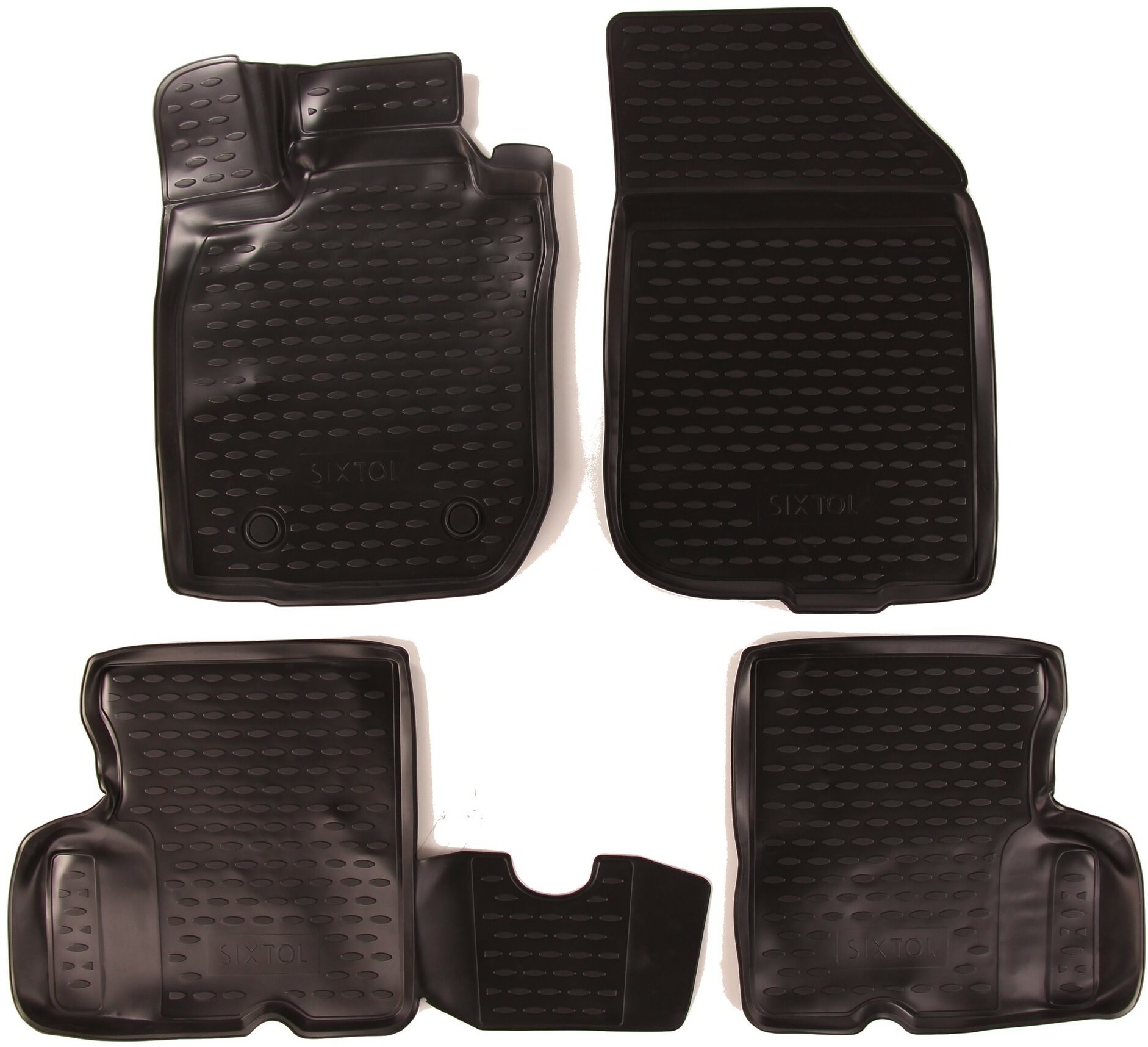 SIXTOL 3D Gumové koberce RENAULT Duster 2WD, 2011 – 2015