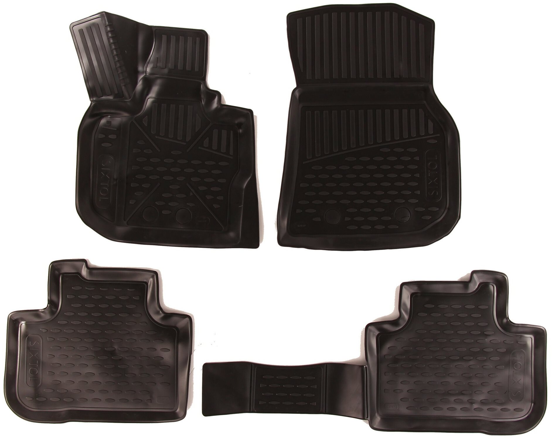 SIXTOL 3D Gumové koberce BMW X4, II (G02) 2018 ->, SUV