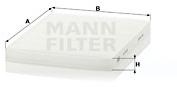 MANN-FILTER CU23010 pro vozy HYUNDAI;KIA