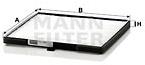 MANN-FILTER CU1910 pro vozy HYUNDAI;KIA