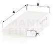 MANN-FILTER CU25008-2 pro vozy HYUNDAI