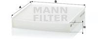 MANN-FILTER CU1827 pro vozy DAIHATSU;FIAT;SUBARU;SUZUKI;TOYOTA