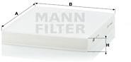 MANN-FILTER CU2141 pro vozy CITROËN;FIAT;ISUZU;MITSUBISHI;PEUGEOT