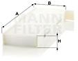 MANN-FILTER CU29003-2 pro vozy CITROËN;DS;OPEL;PEUGEOT;TOYOTA