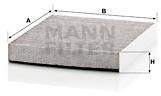 MANN-FILTER CUK2442 pro vozy CADILLAC;CHEVROLET;OPEL;SAAB;VAUXHALL