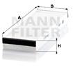 MANN-FILTER CU3023-2 pro vozy AUDI;VW
