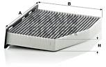 MANN-FILTER CUK2939/1 pro vozy AUDI;SEAT;SKODA;VW