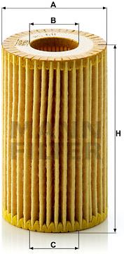 MANN-FILTER HU611x pre vozidlá RENAULT