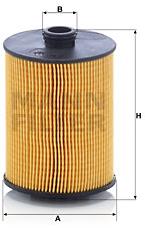MANN-FILTER HU8009z pre vozidlá PORSCHE, ŠKODA, VW