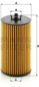 MANN-FILTER HU6019z pre vozidlá OPEL