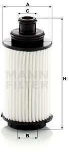 MANN-FILTER HU6023z pre vozidlá OPEL