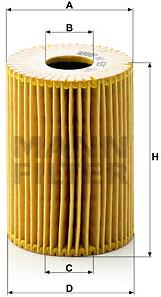 MANN-FILTER HU825x pre vozidlá NISSAN, OPEL, RENAULT