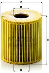 MANN-FILTER HU819/1x pre vozidlá NISSAN