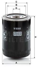 MANN-FILTER W9066 pre vozidlá MITSUBISHI
