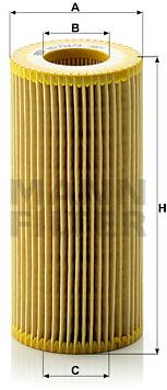 MANN-FILTER HU721/3x pre vozidlá MAYBACH, MERCEDES-BENZ
