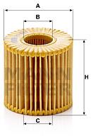 MANN-FILTER HU7019z pre vozidlá LEXUS, LOTUS, SUBARU, TOYOTA