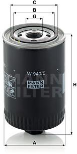 MANN-FILTER W940/5 pre vozidlá LAMBORGHINI