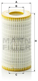 MANN-FILTER HU718/5x pre vozidlá CHRYSLER, MERCEDES-BENZ