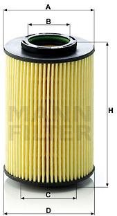 MANN-FILTER HU822/5x pre vozidlá HYUNDAI, KIA