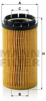 MANN-FILTER HU718x pre vozidlá HYUNDAI, CHRYSLER, JEEP, KIA