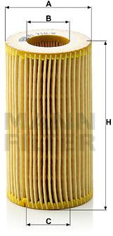 MANN-FILTER HU718/6x pre vozidlá HONDA