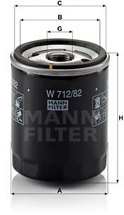MANN-FILTER W712/82 pre vozidlá FORD