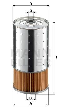 MANN-FILTER PF1050/1n pre vozidlá DAEWOO, MERCEDES-BENZ