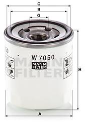MANN-FILTER W7050 pre vozidlá CITROËN, FORD, LAND ROVER, PEUGEOT