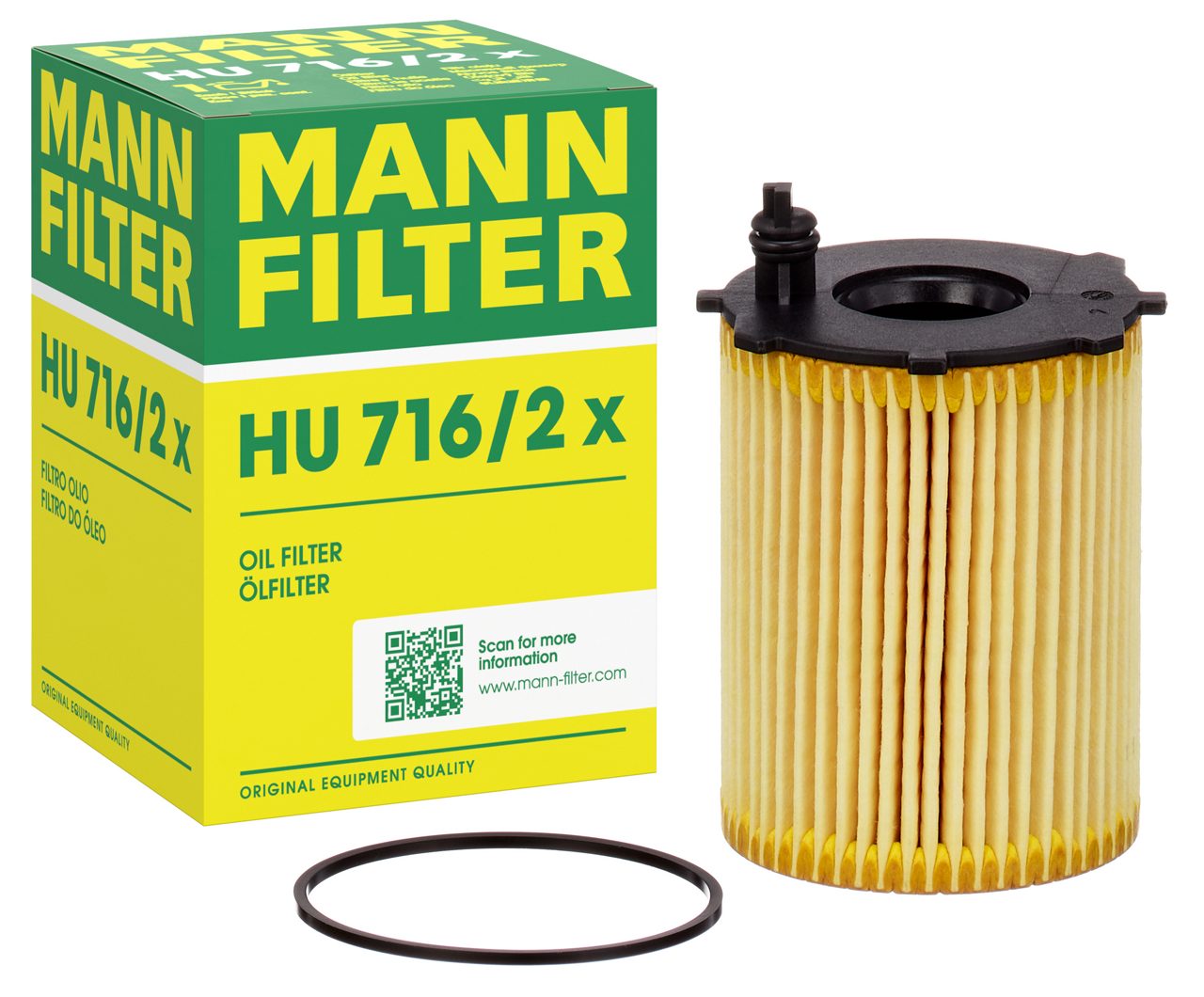 MANN-FILTER HU716/2x pre vozidlá CITROËN, FIAT, FORD, MAZDA, MINI, MITSUBISHI, PEUGEOT, SUZUKI, TOYO