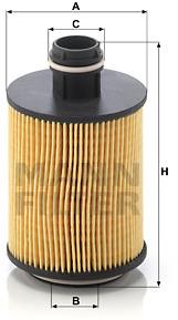 MANN-FILTER HU7004/1x pre vozidlá CADILLAC, CHEVROLET, OPEL, SAAB