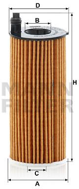 MANN-FILTER HU6014/1Z pre vozidlá BMW