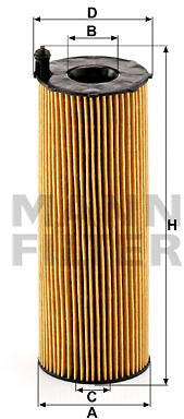 MANN-FILTER HU831x pre vozidlá AUDI, VW