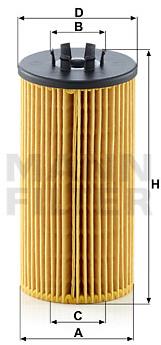 MANN-FILTER HU835/1z pre vozidlá AUDI, VW