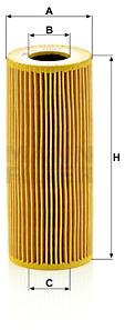 MANN-FILTER HU7029Z pre vozidlá AUDI, PORSCHE, VW