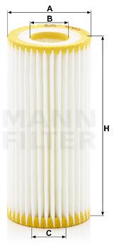 MANN-FILTER HU6013z pre vozidlá AUDI, PORSCHE, SEAT, ŠKODA, VW