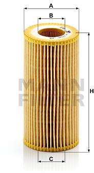 MANN-FILTER HU719/6x pre vozidlá AUDI, KTM, SEAT, ŠKODA, VW