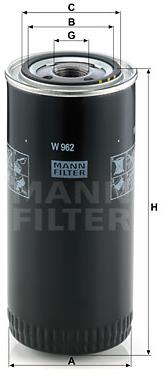 MANN-FILTER W962 pre vozidlá ASTON MARTIN