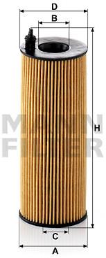 MANN-FILTER HU721/5x pre vozidlá ALPINA, BMW