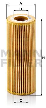 MANN-FILTER HU722x pre vozidlá ALPINA, BMW